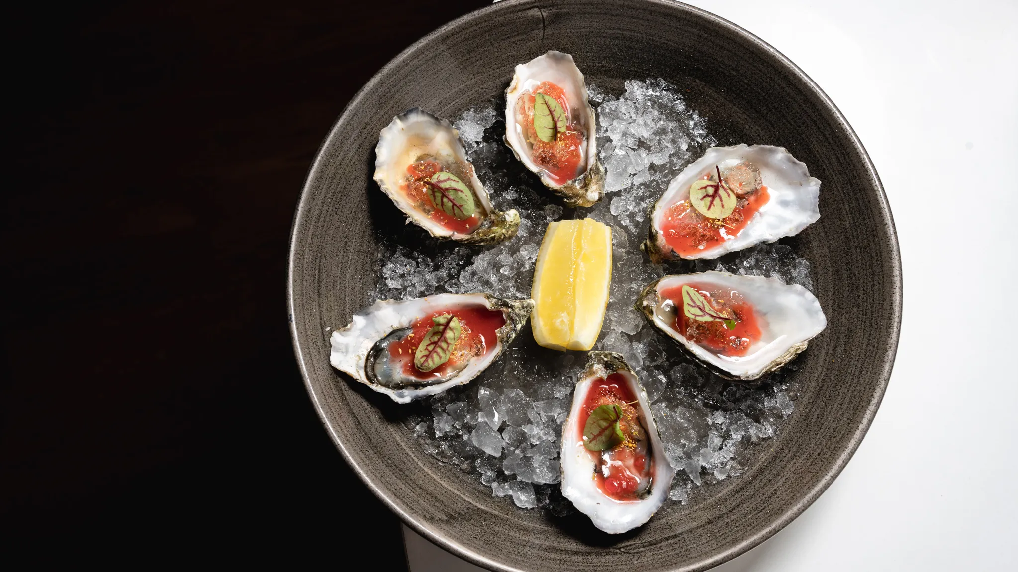 Juniper and Ivy signature dishes Kumamoto Oysters
California Chanterelle
Bluefin Crudo